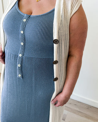 Harper Open Knit Sweater Vest