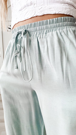 Courtney Round Hem Split  Side Pants