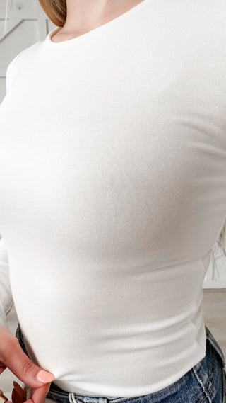 Tiffany Double Layer Long Sleeve Top