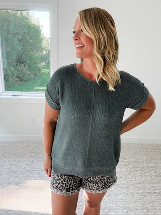 Christine Short Sleeve Sweater