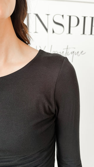 Tiffany Double Layer Long Sleeve Top