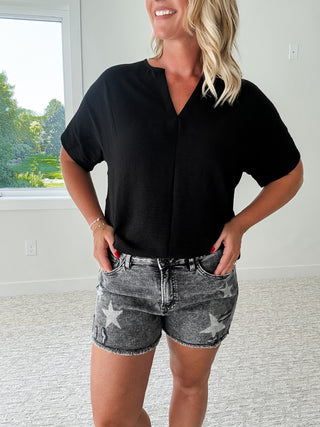 Bernie Airflow Split Neck Top *Final Sale*