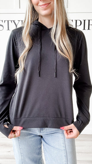 Izzy Micro Rib Hoodie