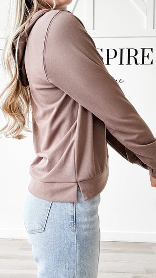 Izzy Micro Rib Hoodie