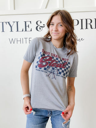 Baseball Thou Shall Not Steal Graphic Tee
