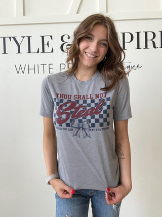 Baseball Thou Shall Not Steal Graphic Tee