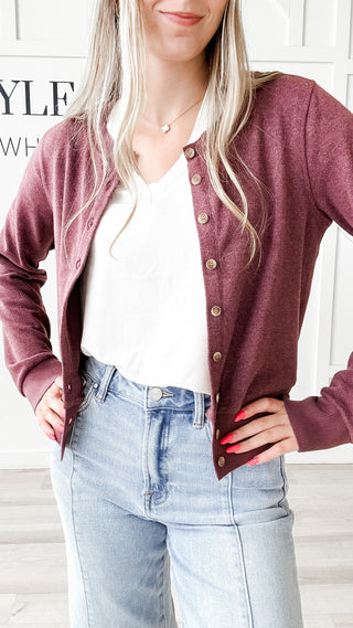 Monica Crop Cardigan