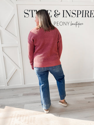 Mindy Waffle Sweater