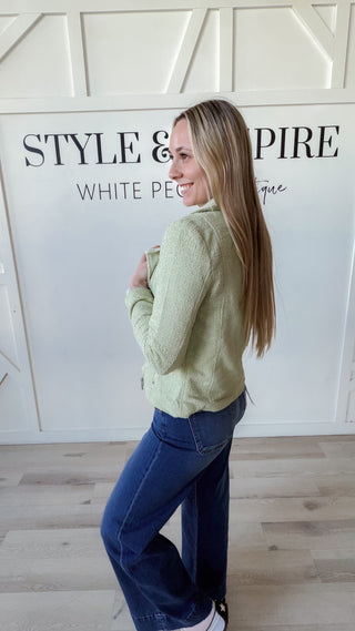 Desi Boucle Moto Jacket