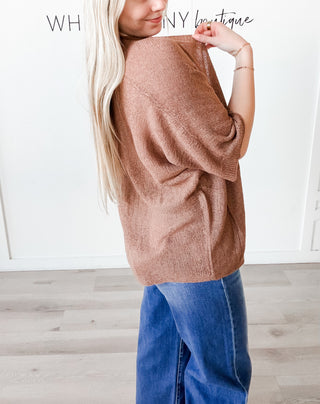 Marie Short Dolman Sleeve Cardigan
