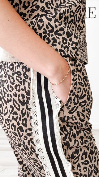 Milly Leopard Print Pants