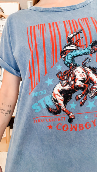 Ain't My First Rodeo Graphic Dress
