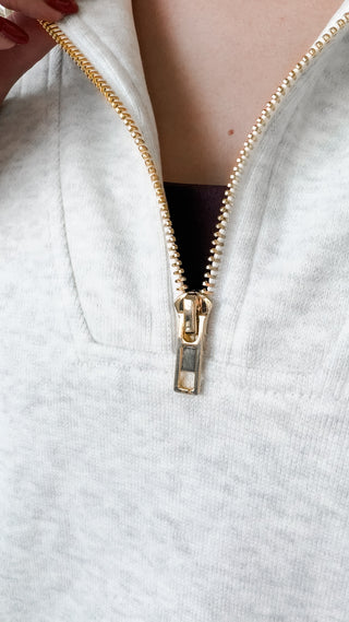 Veronica Half Zip Sweatshirt