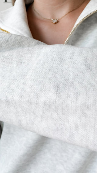 Veronica Half Zip Sweatshirt