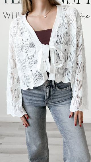 Charlene Tie Front Cardigan