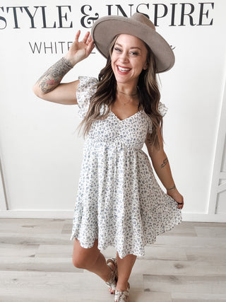 Zoey Smocked Floral Mini Dress