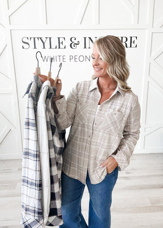 Maddy Brushed Plaid Shirt