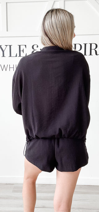 Journi Shoulder Detail Full Zip Jacket