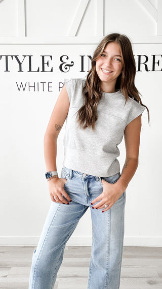 Fiona Back Buckle Sleeveless Top
