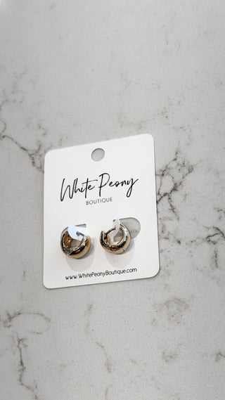 Mini Huggie Earrings. *Final Sale*