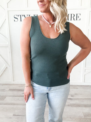 Nola Fitted Sweater Tank
