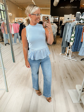 Karla Mock Neck Tank Top