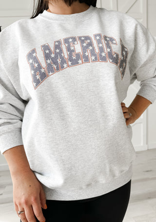 America Stars Graphic Sweatshirt