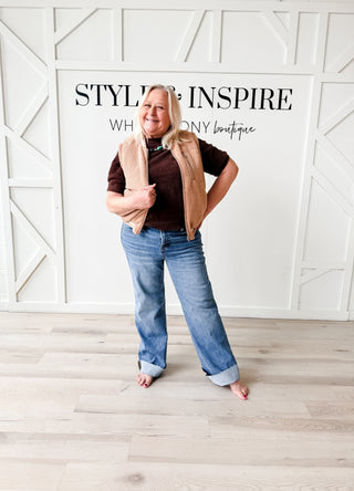 Valerie Sherpa Varsity Vest