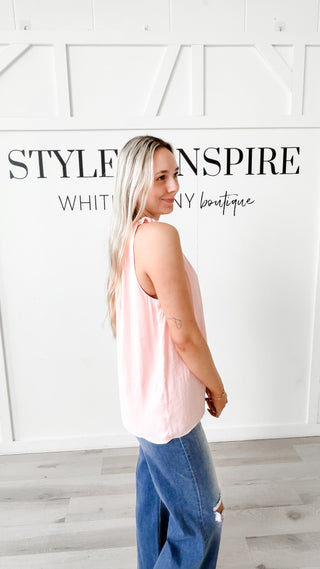 Addison Twisted Halter Top