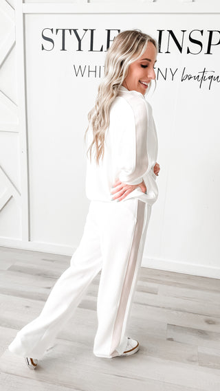 Sammie Scuba Contrast Stripe Joggers
