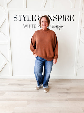 Kate Side Slit Oversized Sweater