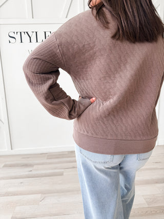 Kyra Quilted Pullover