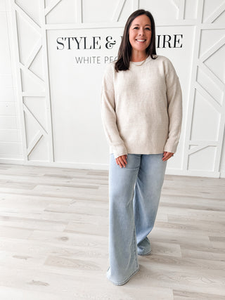 Linda Horizontal Ribbed Sweater