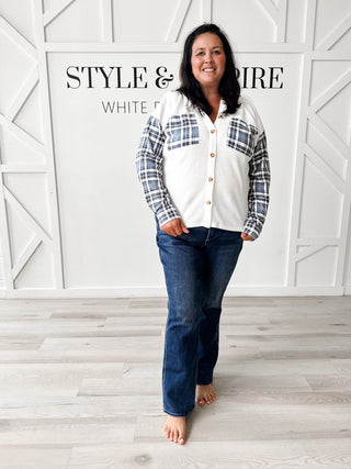 Kane Plaid Waffle Contrast Shirt