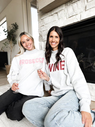 Wine Prosecco Reversible Sweatshirt