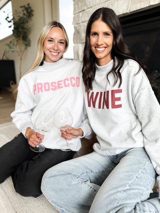 Wine Prosecco Reversible Sweatshirt