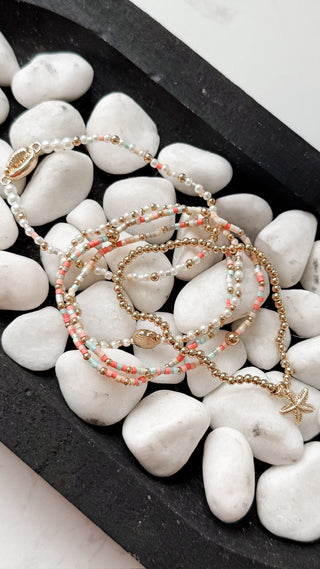 Coastal Charm Bracelet Set  *Final Sale*