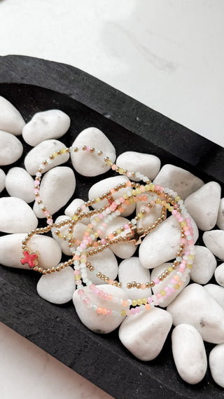 Pastel Cross Bracelet Set. *Final Sale*