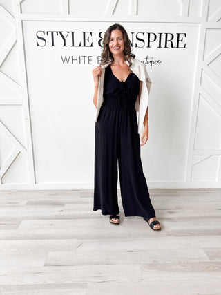 Lindsay Front Tie Jumpsuit