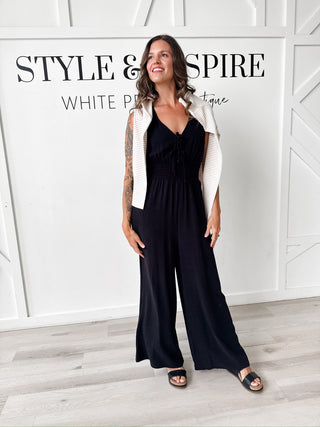 Lindsay Front Tie Jumpsuit