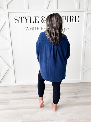 Marilyn Solid Knit Shacket