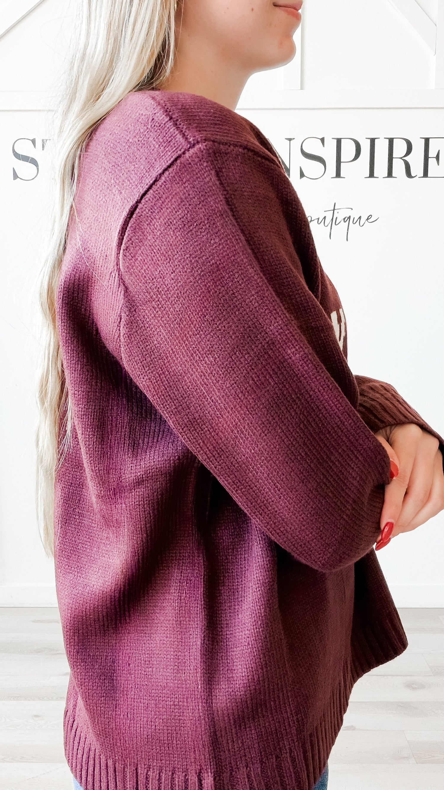 Wine Weather Sweater