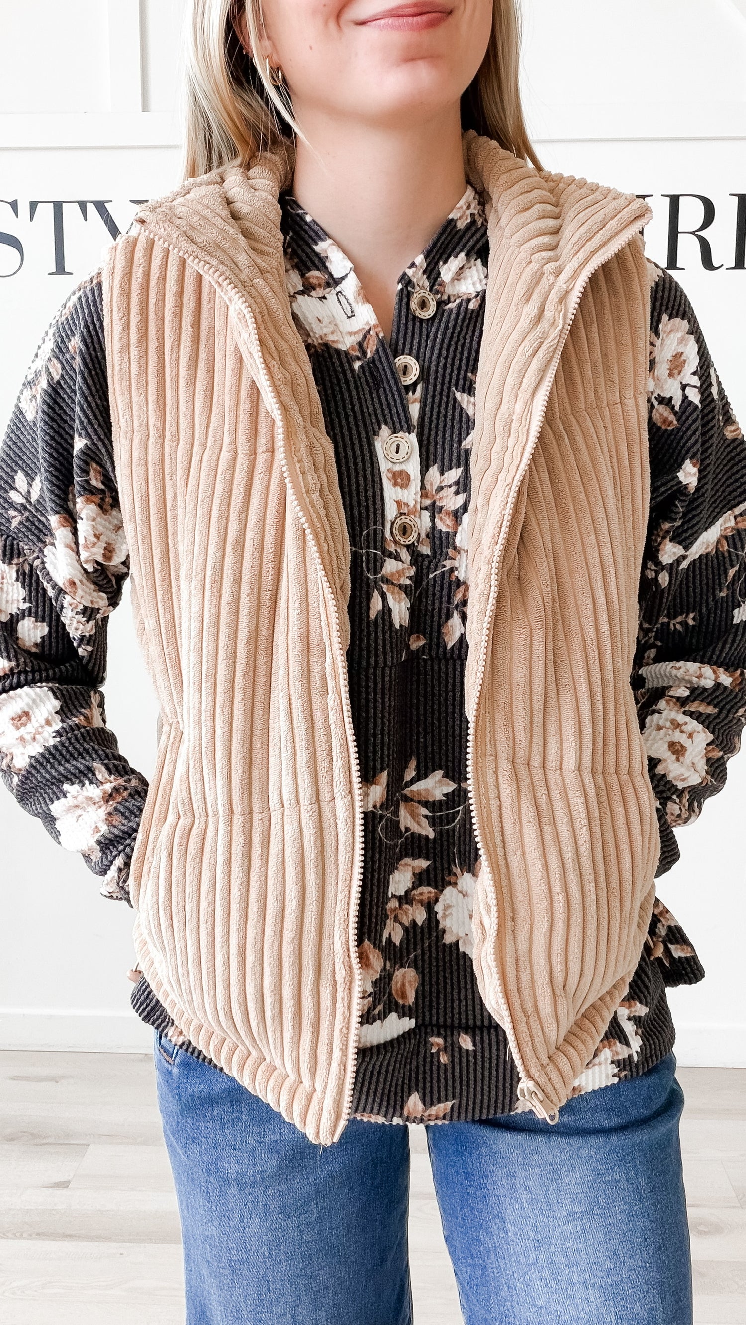 Miranda Wide Wale Corduroy Vest