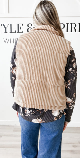 Miranda Wide Wale Corduroy Vest