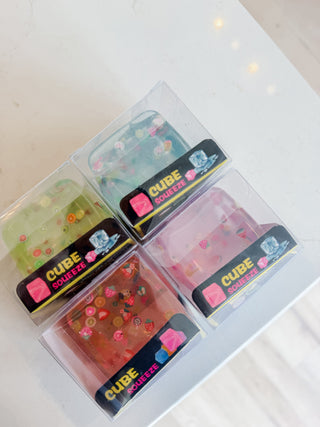 Cube Squeeze Sensory Toy. *Final Sale*
