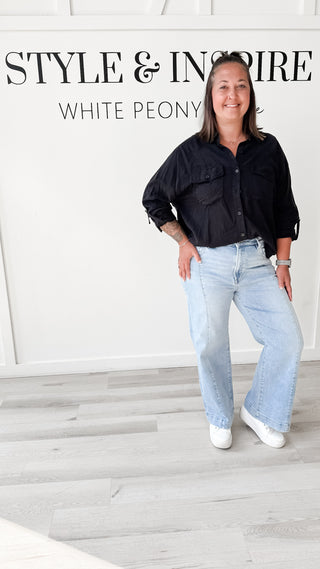Sofia Oversized Tencel Shirt