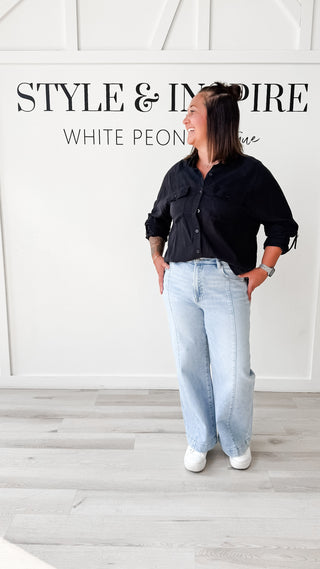 Sofia Oversized Tencel Shirt