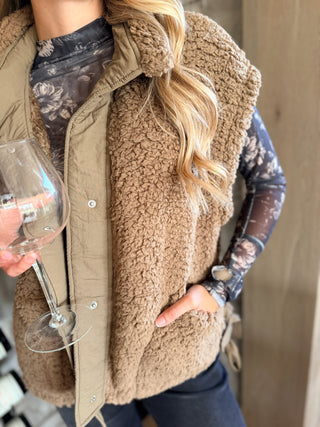Paige Sherpa Vest