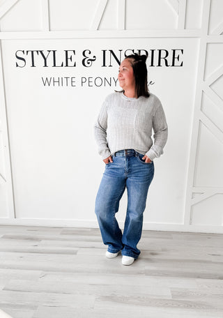 Joan Open Weave Knit Sweater