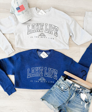 Lake Life Is The Best life Graphic Sweatshirt